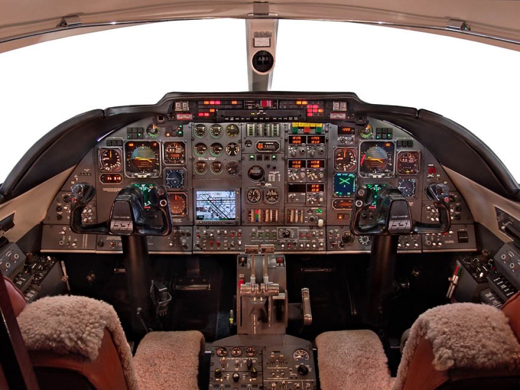 Volo privato sul Bombardier Learjet 55